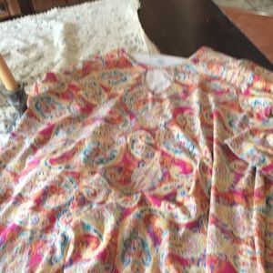 Trapeze style paisley tunic
